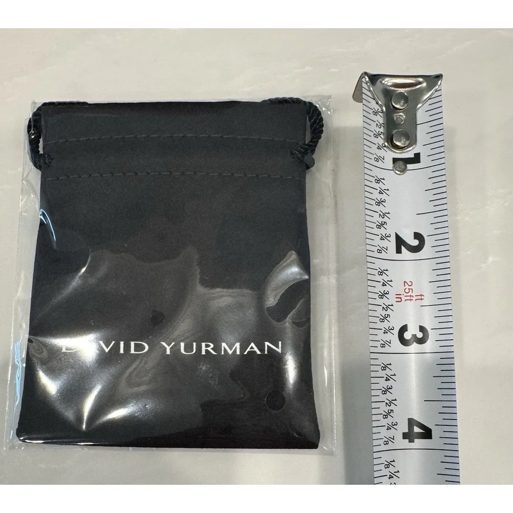 NIB David Yurman Black Jewelry Pouch Bracelet Dust Bag 4x4
